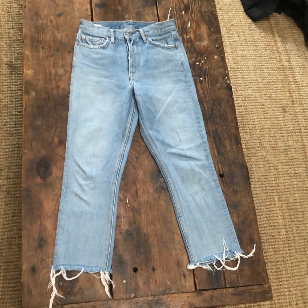 Grlfrnd denim high waisted jeans